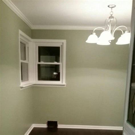 Sage leaf sherwin williams sage green colors. Angela's clary sage dining_room project | Sage green paint ...