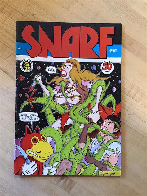 Second Issue Snarf Comic Underground Comics Adults Only 1972 Etsy