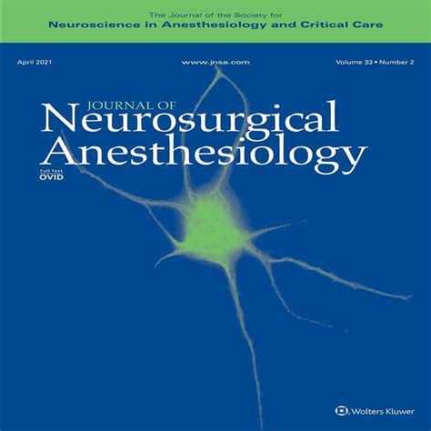 Journal Of Neurosurgical Anesthesiology 2020 Reviewer Acknow