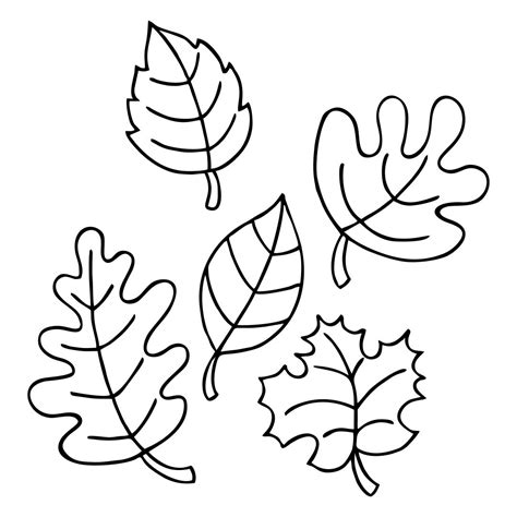 7 Best Fall Leaves Printable Templates