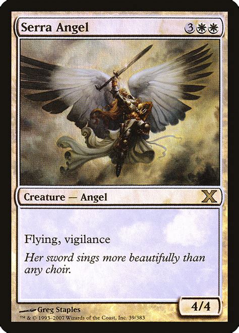 Serra Angel · Tenth Edition 10e 39 · Scryfall Magic The Gathering