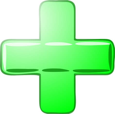 Green Plus Sign Transparent Clipart Full Size Clipart 5643042