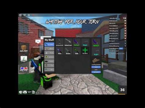 On the side of your screen while you're in the lobby look for the inventory button. ROBLOX MM2 Codes - YouTube
