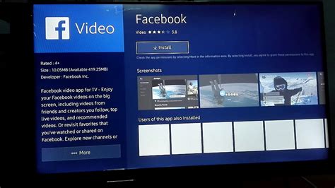Still, there are several ways on how you can install. how to install facebook apps on your samsung smart tv ...