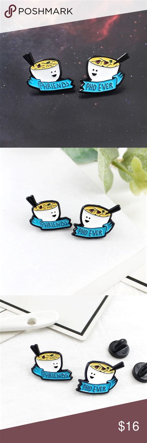 Phriends Pho Ever Best Friends Forever Pin Set | Best friends forever, Friends forever, Things ...
