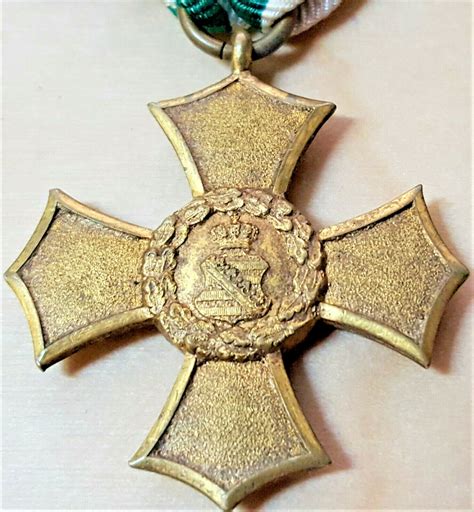 Rare Ww1 Germany Kingdom Of Saxony Cross Of Honour Service Medal Jb