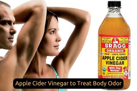 5 Best Methods Of Apple Cider Vinegar To Treat Body Odor