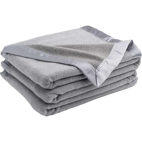 Onkaparinga Queenking Bed Heirloom Blanket Australian Wool Grey