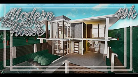 Modern House Layout 2 Story Bloxburg