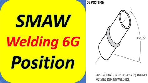 Smaw Welding In 6g Position Youtube