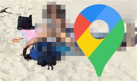 Google Maps Street View Beach Couple Very Disturbing Mid Clinch In