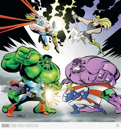 The Avengers Vs The Justice Friends Cartoon Shows Old Cartoon