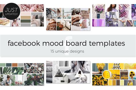 Facebook Mood Board Templates By Bold Leap Creative Thehungryjpeg