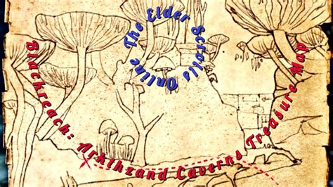 ESO Blackreach Arkthzand Caverns Treasure Map The Elder Scrolls