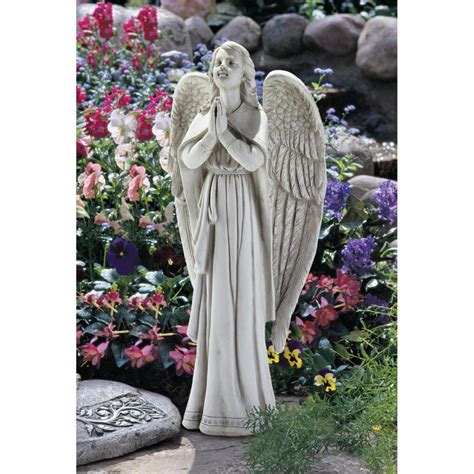 Design Toscano Divine Guidance Praying Guardian Angel Religious Garden