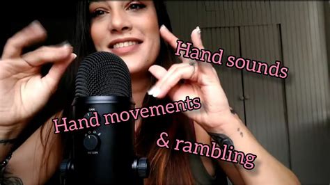 Asmr Hand Movements Hand Sounds And More Cv For Meg Youtube