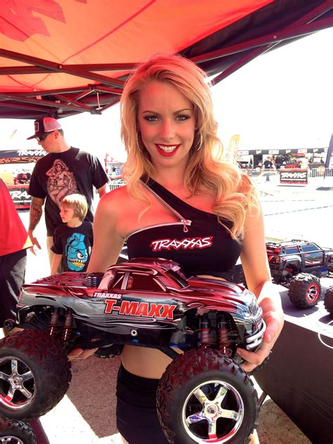 Traxxas Girl Lauren With The T Maxx At Nhra Pomona Racing Girl Rc