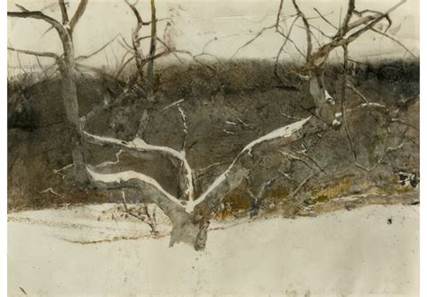 Andrew Wyeth Hill Orchard 1980 Mutualart