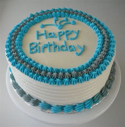 I usually have a lot of faith in ba recipes, but. Simple Male Birthday Cake on Cake Central … | Buttercream ...