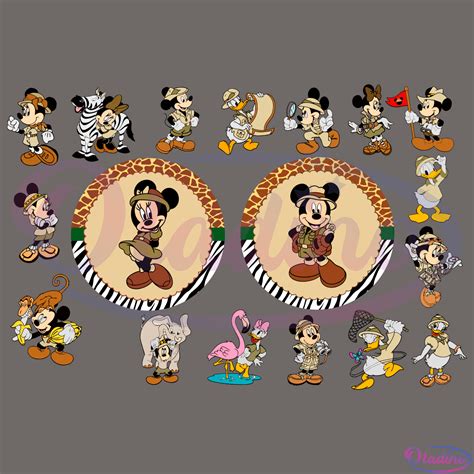 Disney Animal Kingdom Bundle Svg Digital File Mickey Mouse Svg