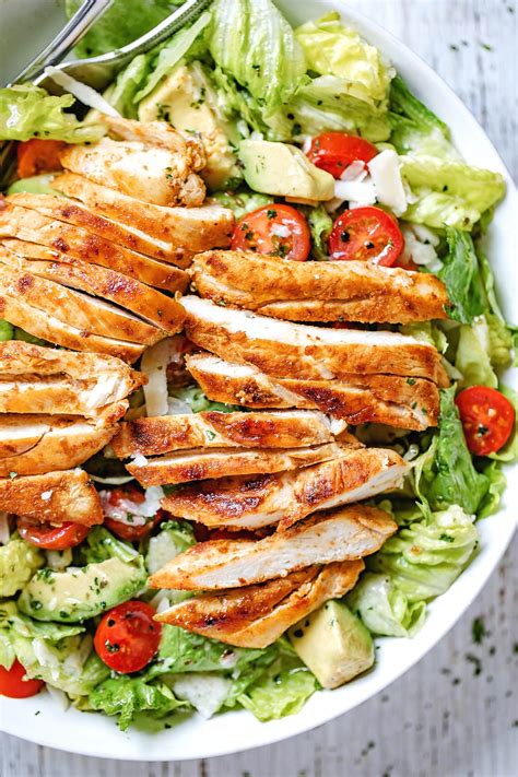 Toss the chicken in the spices, making sure that each fillet is evenly coated. Blackened Chicken and Avocado Salad Recipe - Blackened ...