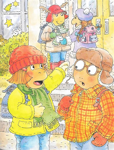 File:Arthur's Perfect Christmas - Francine, Arthur, George and Muffy.jpg - Arthur Wiki