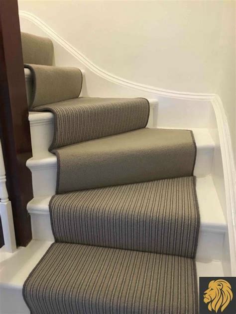 Stair Runners A Winding Stair Runner They Are Templated And Bespoke