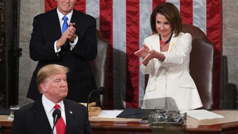 Watch Trump Wont Shake Pelosis Hand Before Sotu