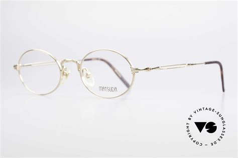 glasses matsuda 2876 rare oval vintage eyeglasses