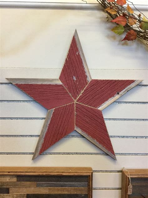 Barnwood Star Reclaimed Wood Star Wooden Star Wall By Theruffedge Star