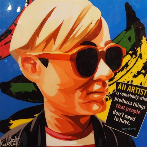 Andy Warhol Pop Art Poster By Keetatat Sitthiket Infamous Inspiration