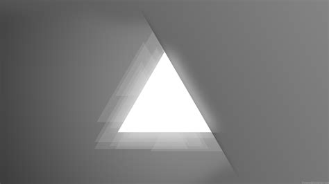 Minimalism Gray Triangle Abstract Wallpapers Hd Desktop And Mobile