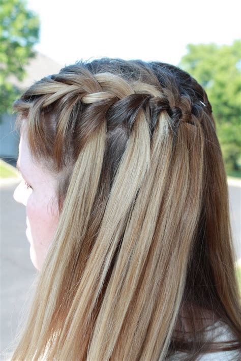 Split Ends And New Beginnings Day 21 Waterfall Braid Casual