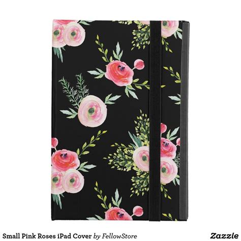 Small Pink Roses Ipad Cover Zazzle Ipad Cover Pink Roses Pink