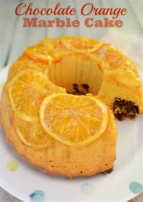 Delicious Summer Chocolate Orange Marble Cake Which Is Extremely Easy