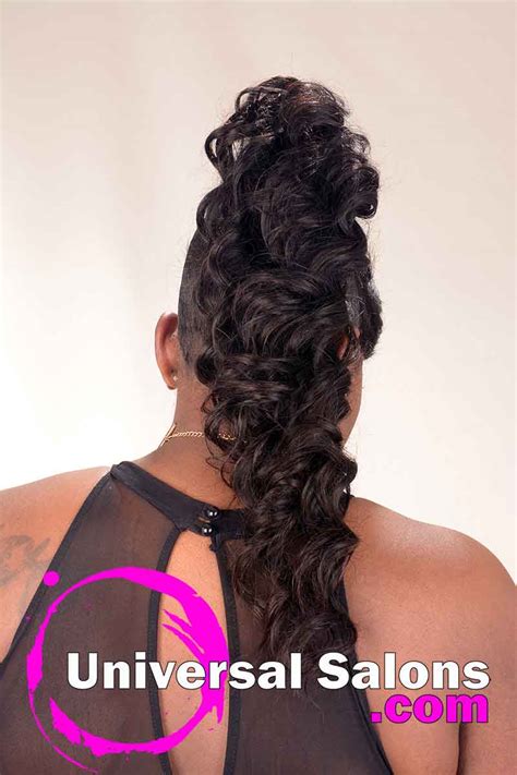 Long Ponytail Hairstyle For Black Women From Amber Mcclain