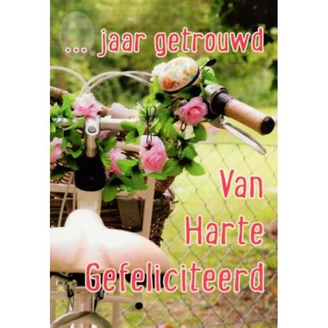 Jaar Getrouwd Van Harte Gefeliciteerd Wenskaarten Groothandel Poskaart