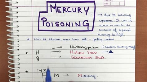 Mercury Poisoning Mnemonic Super Easy Toxicology Youtube