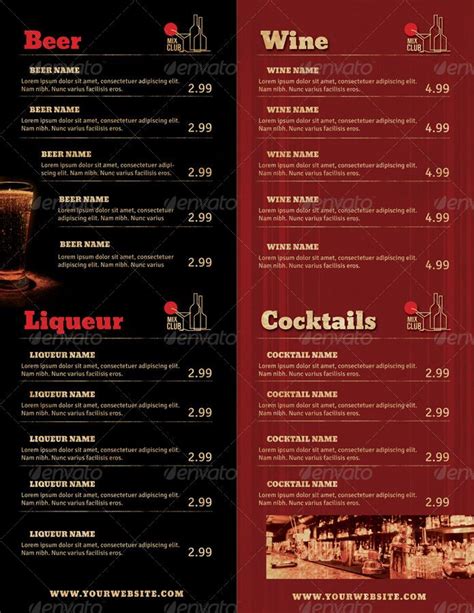 Download free after effects templates to use in personal and commercial projects. Drink Menu - Mix Club - Bundle #Menu, #Drink, #Mix, # ...