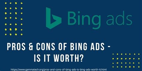 Pros And Cons Of Bing Ads Marketing Is Bing Ads Worth It