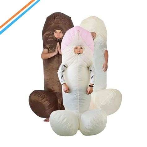 Penis Inflatable Costume Cosplay Sexy Funny Blow Up Suit Party Costume Fancy Dress Halloween