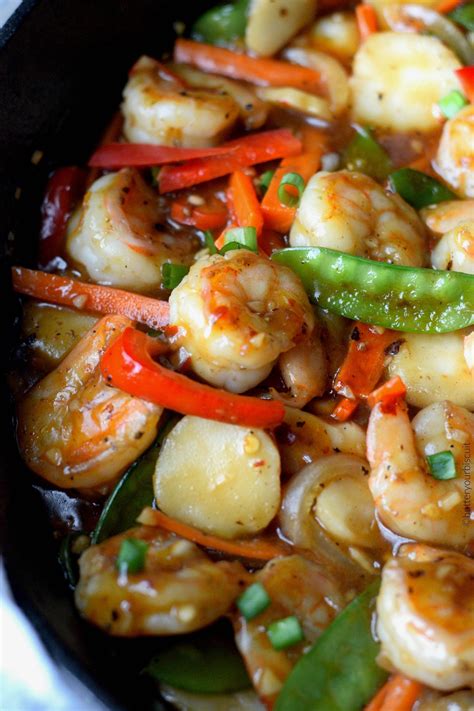 Shrimp With Hot Garlic Sauce Recipe Seafood Recipes