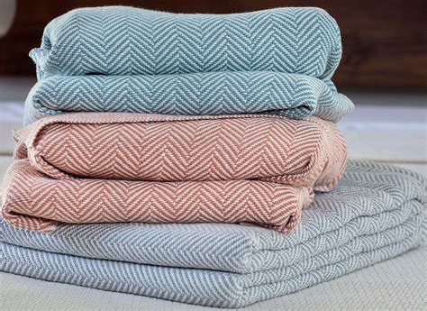 Bed Blankets Cotton Blankets Herringbone Blanket Blanket