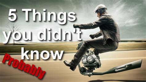 5 Things You Didnt Know About Motorcycles Youtube