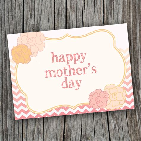 63 of the best mother's day gifts to give this year. Mothers Day Card - Printable, Custom - DIY, MODERN ...