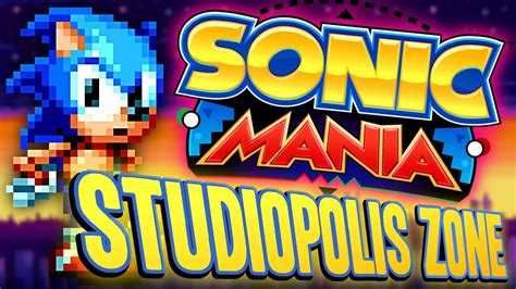 This wallpaper has been tagged with the following keywords: SONIC MANIA GAMEPLAY - Studiopolis Zone [Full Game ...