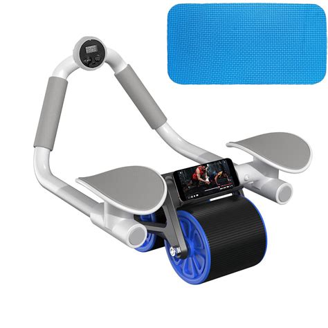 Abdominal Wheel Automatic Rebound Elbow Support Anti Slip Fitness Ab
