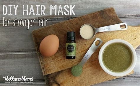 Diy Hair Mask To Strengthen Hair Naturally Wellness Mama