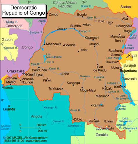 Democratic Republic Of The Congo Atlas Maps And Online Resources