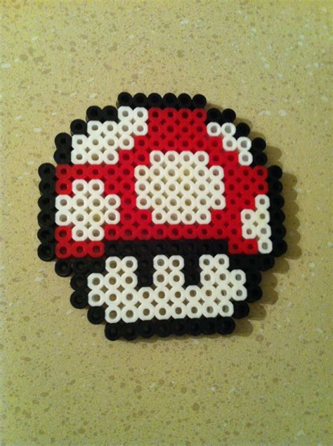 super mario mushroom perler bead mario diy perler beads perler crafts porn sex picture